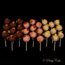Cake pops met herfstbladeren
