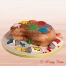 gâteau peintre