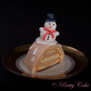 sponge cake with tiramisu mousse