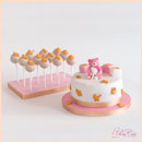 Taart en cakepops voor baby shower